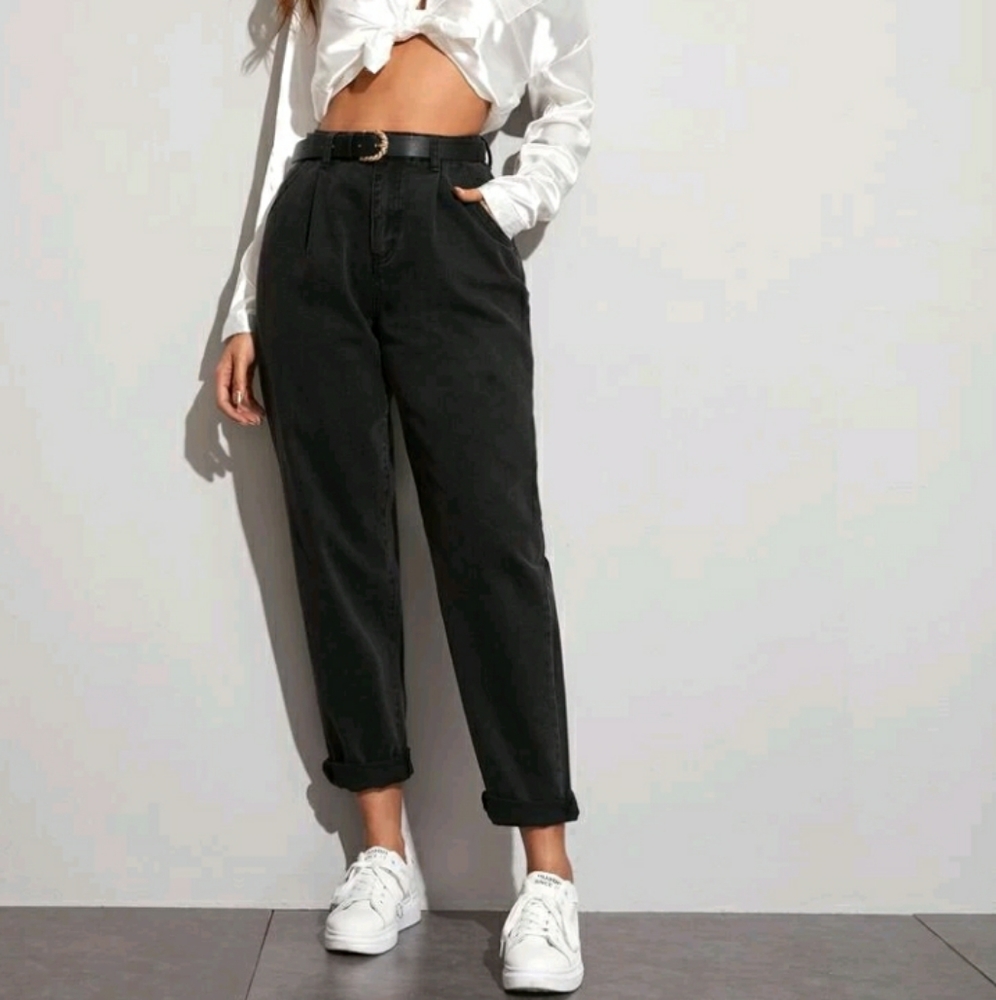 High rise mom jeans